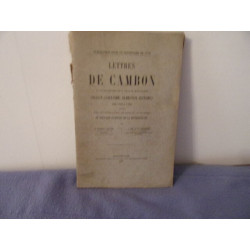 Lettres de cambon et autres envoyés de montpellier 1789-1792