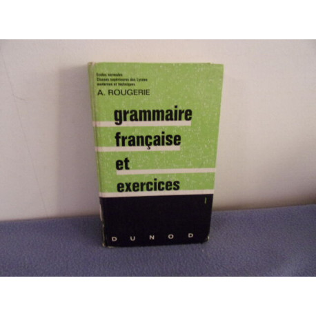 Grammaire française et exercices