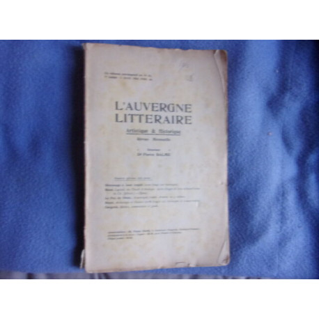 L'Auvergne littéraire n° 51