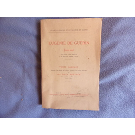 Eugénie de Guérin journal