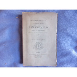 Oeuvres diverses en prose et en vers de Jean Vauquelin