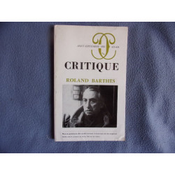 Critique n° 423-424- Roland Barthes