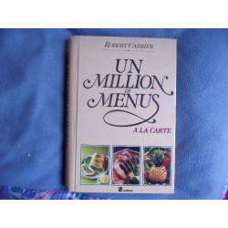 Un million de menus a la carte