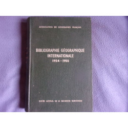 Bibliographie géographique internationale 1954-1955