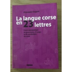 La Langue Corse En 23 Lettres