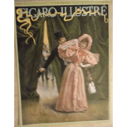 PLANCHE COULEUR FIGARO ILLUSTRE 1896 D'APRES DESSIN HENRY TENRE...