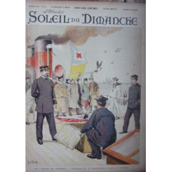 PLANCHE COULEUR AQUARELLE HENRI RUDAUX 1899 SOLEIL DU DIMANCHE...