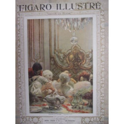 PLANCHE COULEUR FIGARO ILLUSTRE 1903 D' APRES TABLEAU GASTON LA...