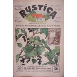 REVUE RUSTICA N° 36 7 SEPTEMBRE 1930 CULTURE CASSIS PLANTES BULBEUSES