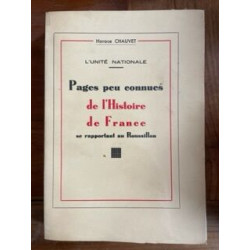 Pages peu connues de l'Histoire de France se rapportant au Roussillon
