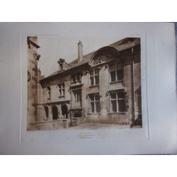 Planche 1910 BOURGES HOTEL LALLEMANT FACADE PRINCIPALE HOTELS ET...