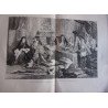 Gravure 1886 d' apres oeuvre de JOHN GLKIBERT LOUIS XIV PRESIDENT...